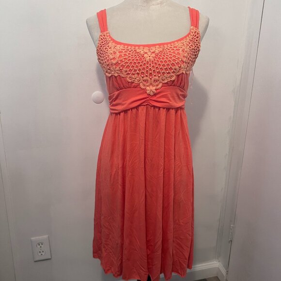Boston Proper Dresses & Skirts - Boston Proper Coral Sleeveless Dress